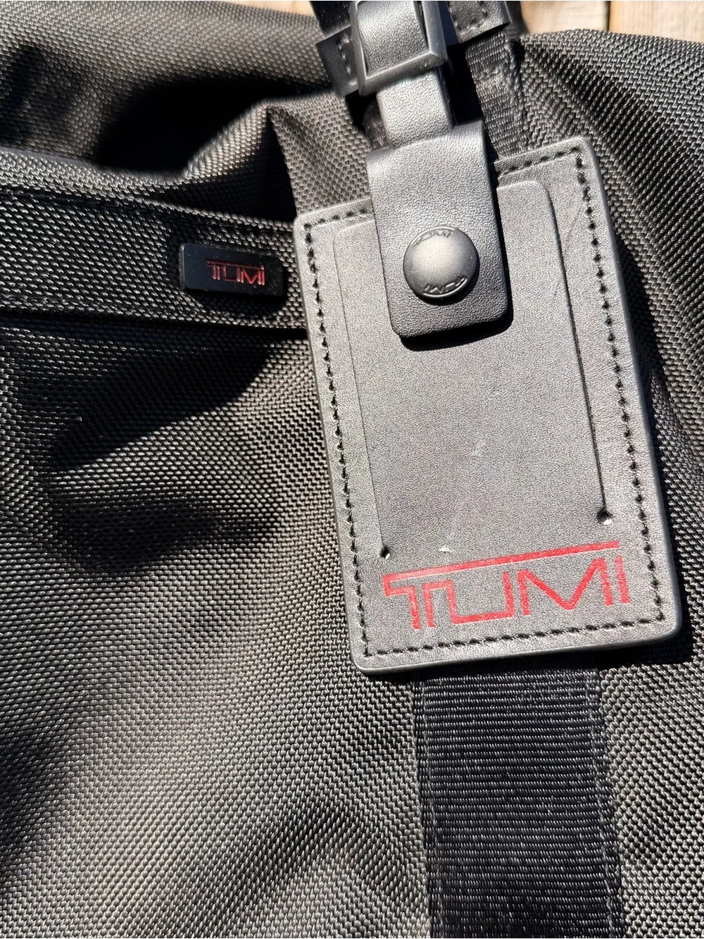 Tumi Unisex Adults Adjustable Strap Duffle Bag Black